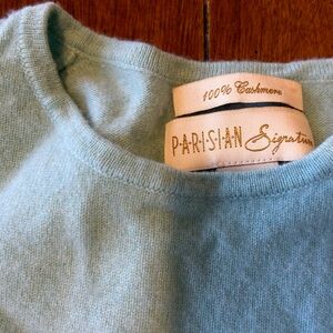 Parisian Signature 100% cashmere sweater, Size L
